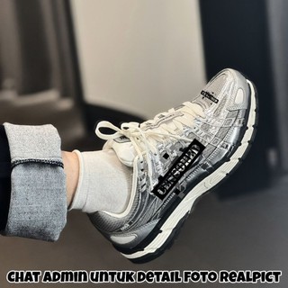 Sepatu Sneakers NK P-6000 Metallic Silver CN0149-001 100% Barang Baru By Sneakers Kita
