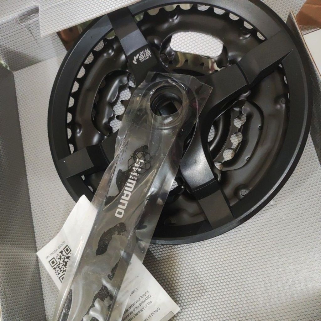 Chainwheel Crankset Crank FC Shimano Tourney TY501 170mm 3 สปีด