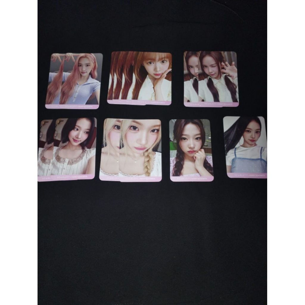 Photocard Scarlett hearts2hearts h2h jiwoo yeon
