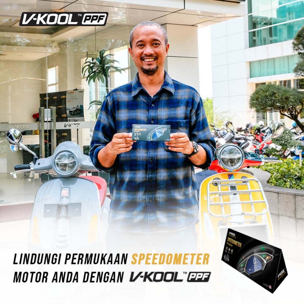 VKOOL PPF มอเตอร์วัดความเร็ว Vespa Sprint / Primavera 2024 | รถมอเตอร์ไซค์กันรอย
