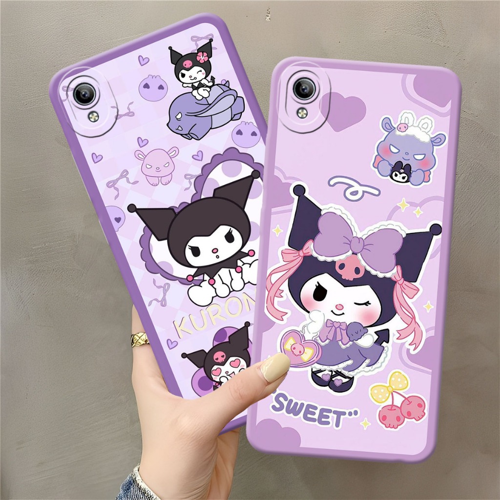 (FA-01) VIVO Y91C - Y1S - Y91 - Y95 - Y93 Softcase Procamera Silicon Case การ์ตูนน่ารัก motif Silico