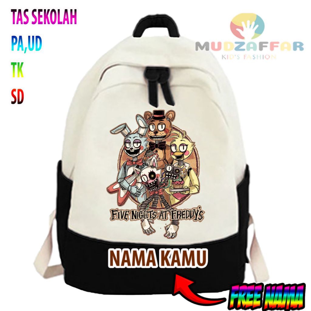 FNAF MAIN SCHOOL BACKPACK CHILDRENS FIVE NIGHT AT FREDDY BACKPACK
