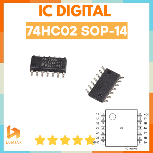 74hc02d 74HC02 72402 sop14 nxp 74hc02 smd SOP-14