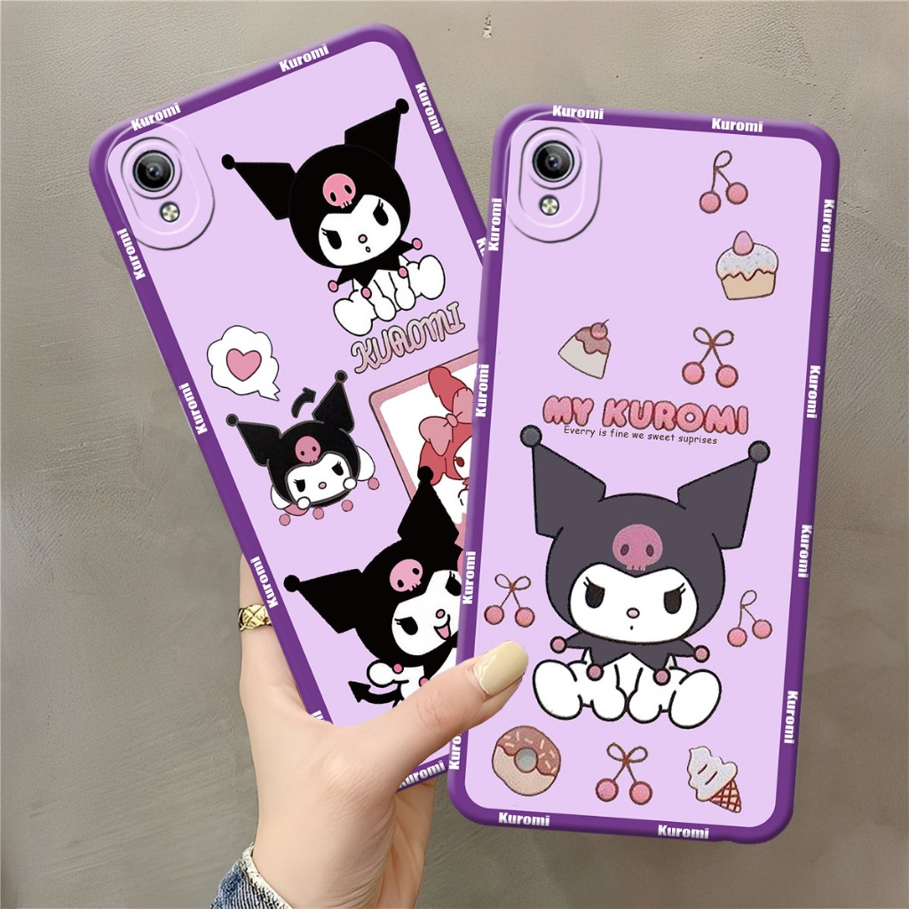 (FA-01) VIVO Y91C - Y1S - Y91 - Y95 - Y93 Softcase Procamera Silicon Case การ์ตูนน่ารัก motif Silico