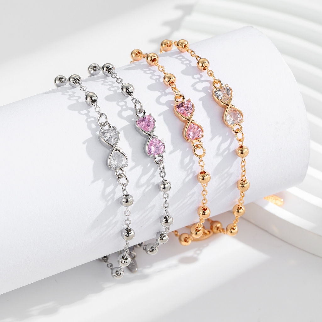 สวัสดี เครื่องประดับ 777ข สร้อยข้อมือไทเทเนียมสําหรับผู้หญิงล่าสุดป้องกันสนิมและเคโรนกงลิลลี่สร้อยข้