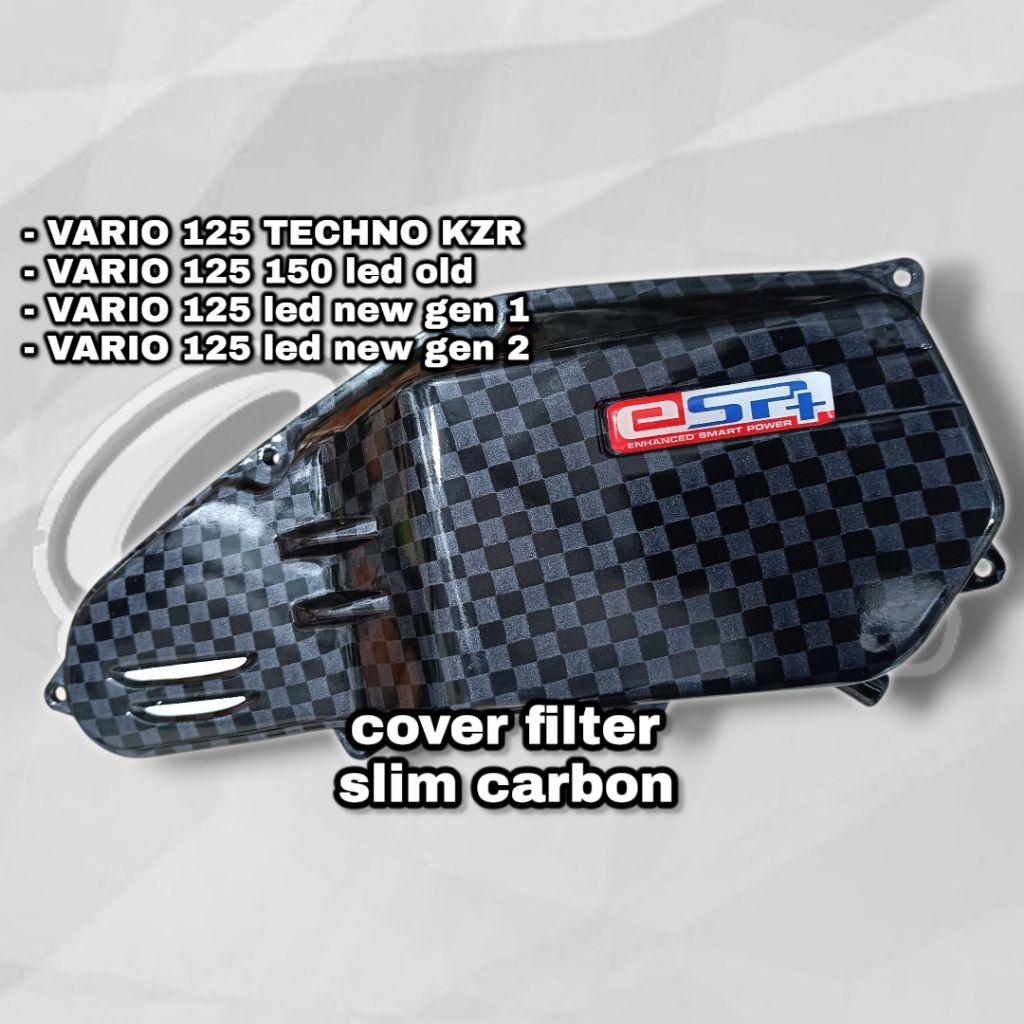 ฝาครอบกรองคาร์บอนบาง wtp spreadtow chess vario 125 150 kzr k2v k59 pcx 150 cbu