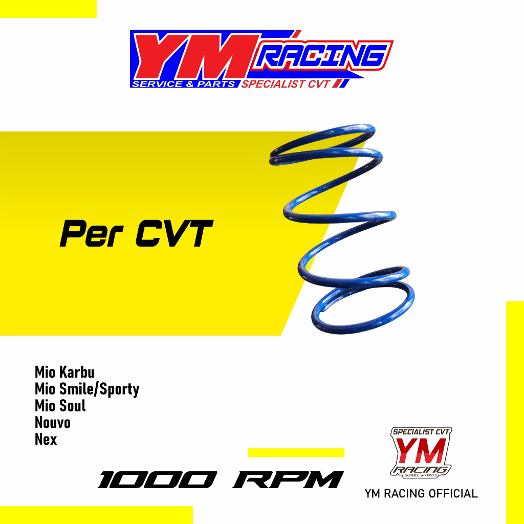 CVT SPRING MIO 1000 RPM ( CVT SPRING 1000 RPM MIO SPORTY / MIO SMILE | MIO SOUL ) PER CVT 1000 RPM F