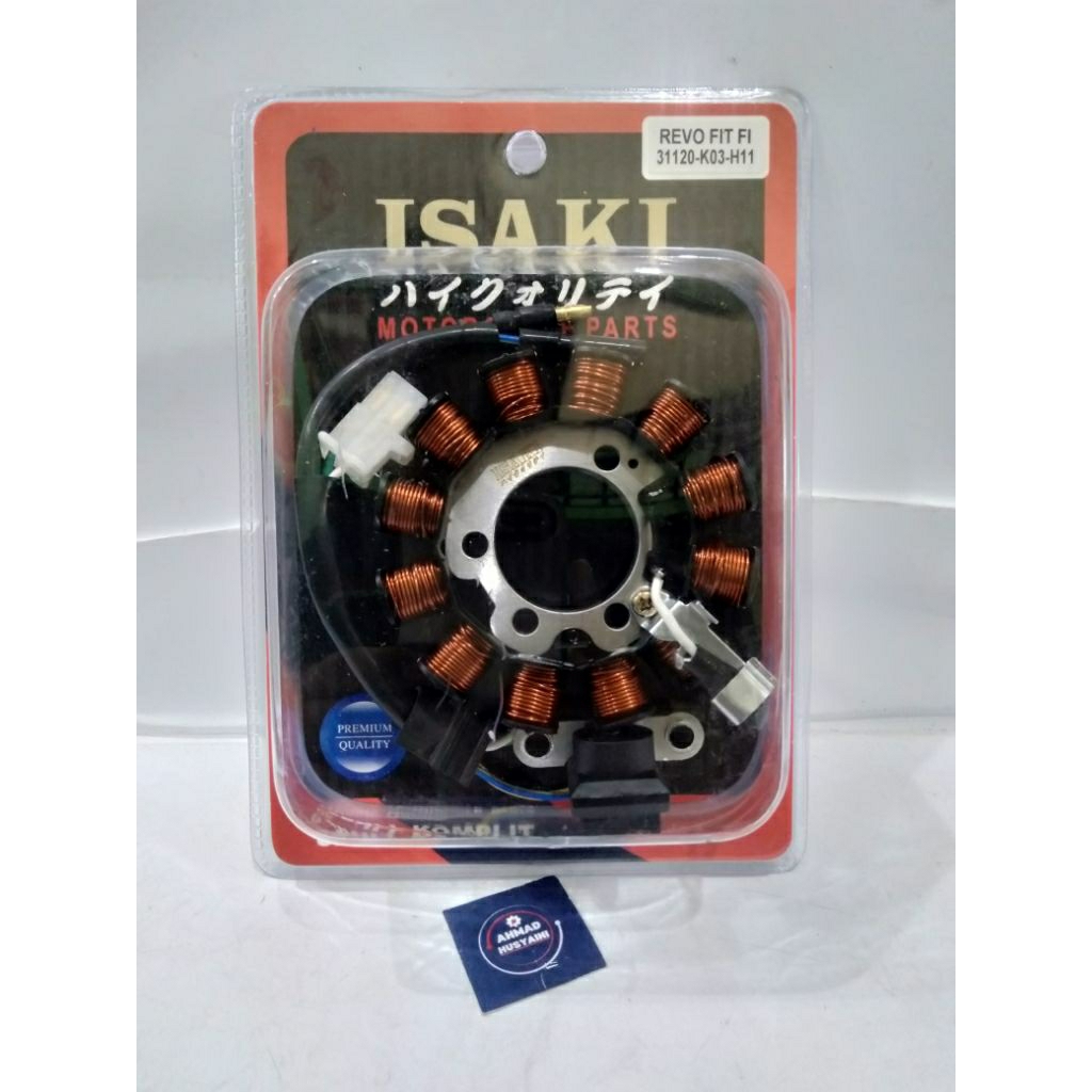 แกนม้วน สเตเตอร์ Assy Isaki Revo Fi 31120-K03-H11 แกนม้วน