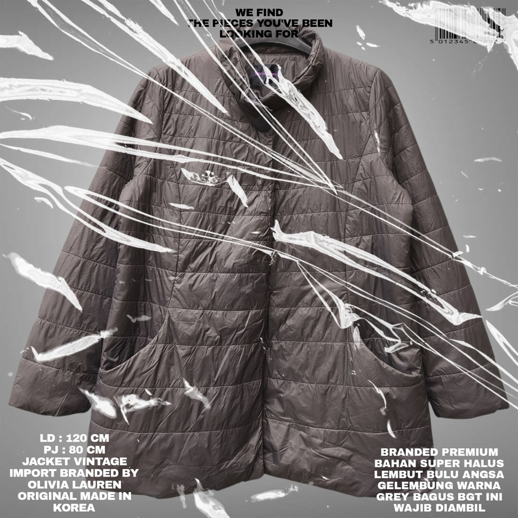 OLIVIA LAUREN ต้นฉบับ/นําเข้าพรีเมี่ยมเกาหลี/แจ็คเก็ต BUBBLE GOOSE ลงนําเข้าเกาหลี LOOK/JACKET THICK