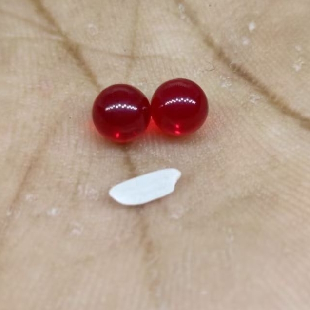 หิน Must1k4 L1p4n คู่ รอบ 5 มม