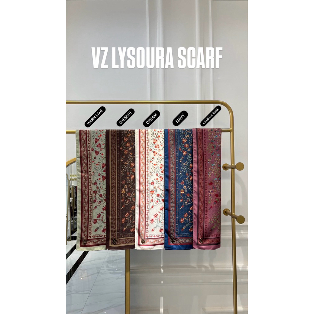 VZ LYSOURA SCARF BY VIVI ZUBEDI ของแท้ 100%