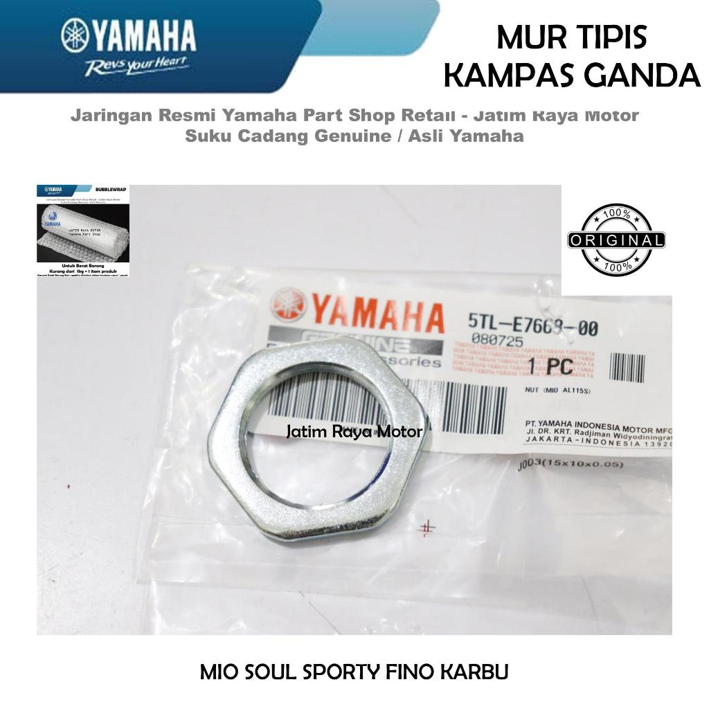 น็อตบางขนาดใหญ่คลัทช์คู่ Pully รอกหลัง Mio Sporty Soul Fino คาร์บูเรเตอร์ Original Yamaha 5TL-E7668-