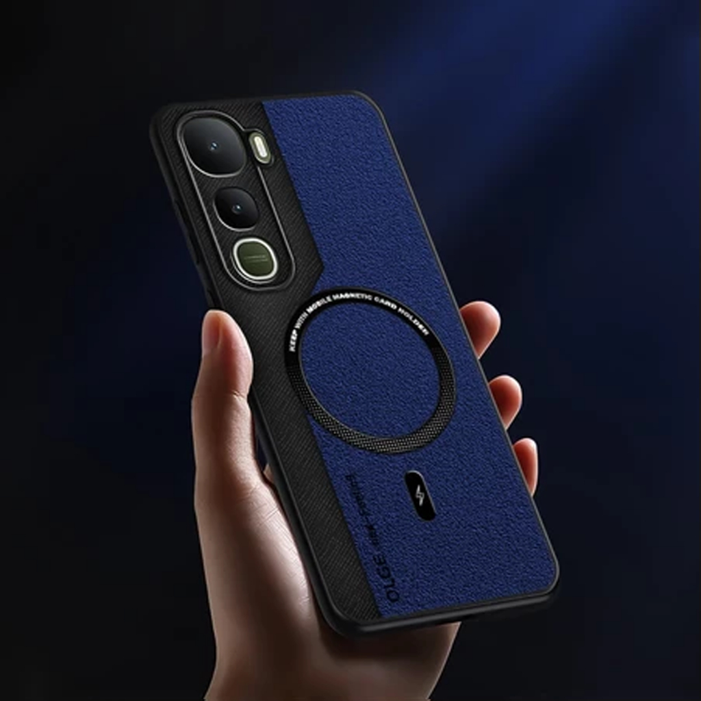 VIVO Y400 Y31 Y21D เคสโทรศัพท์หนังหรูหราทูโทนรวมกัน