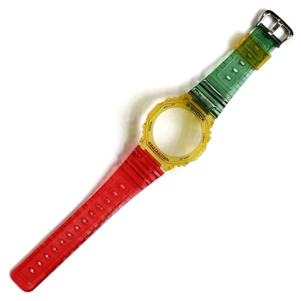 BNB STRAP BEZEL G SHOCK GSHOCK GA 2100 GA 2110 GA2100 JELLY CLEAR TRANSPARENT RASTA