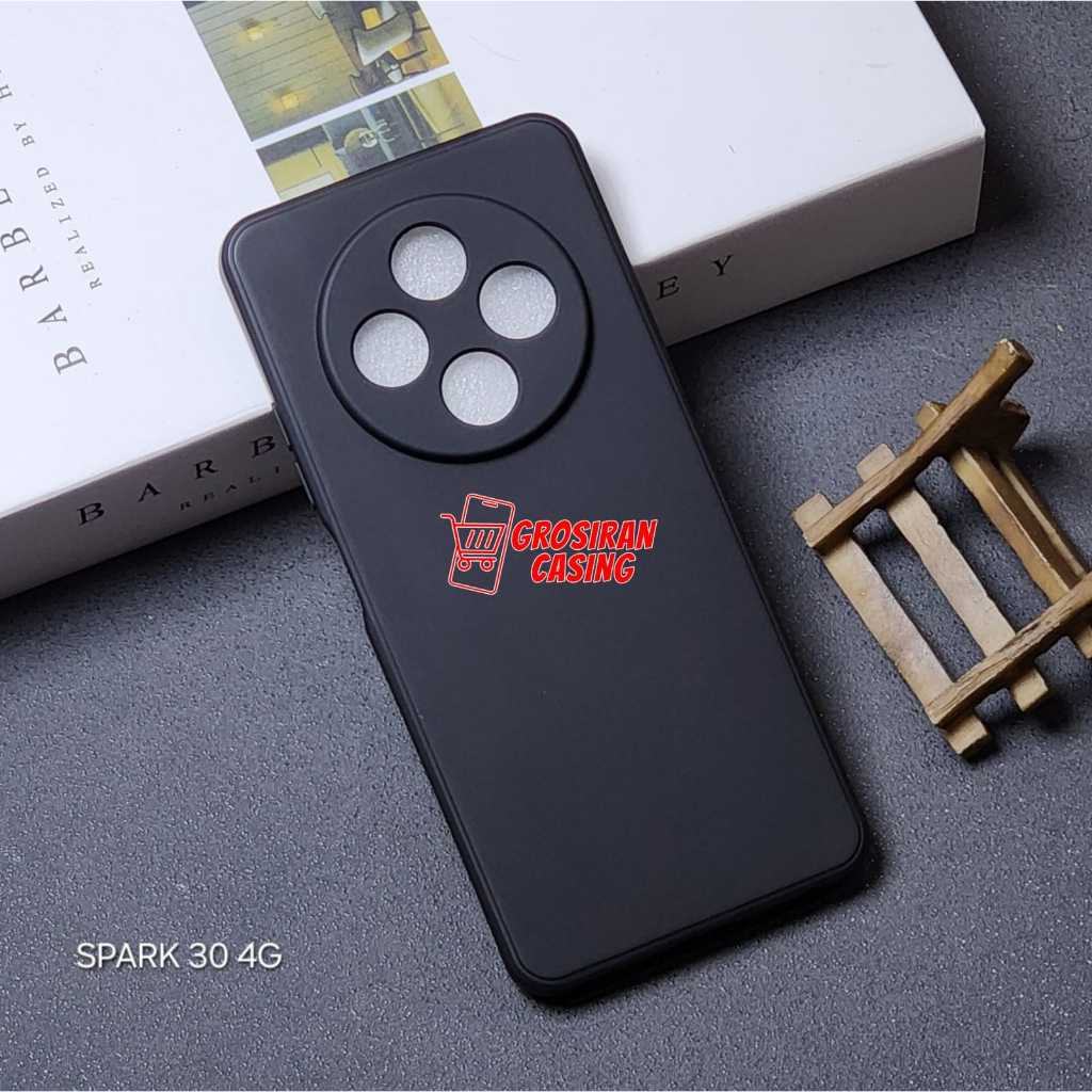 Macaron Square Liquid Case Tecno Spark 30 4G