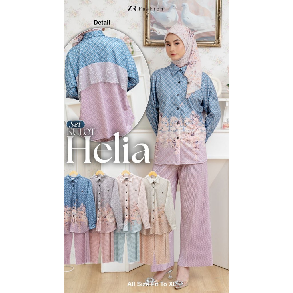 ชุด Culottes ลาย Helia By ZR Fashion