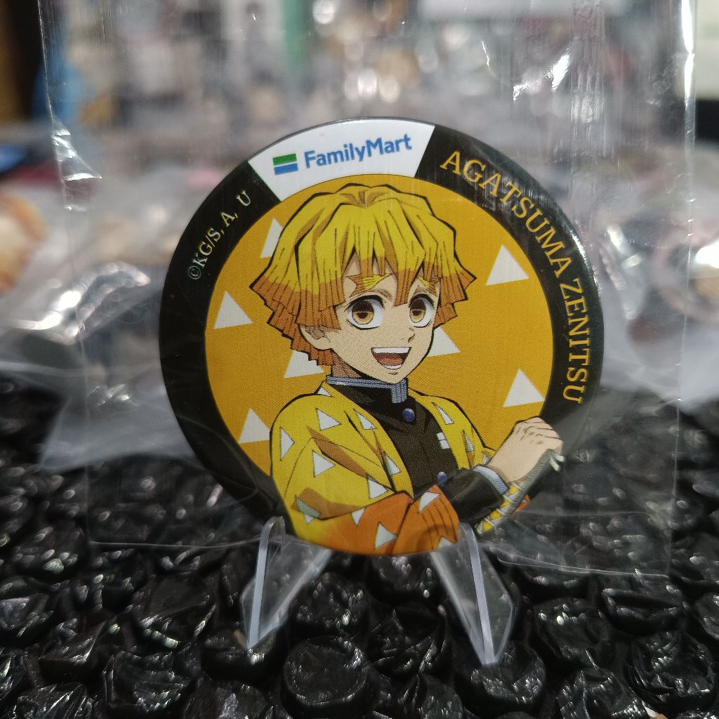 Zenitsu Pin Family Mart Demon Slayer Kimetsu No Yaiba KNY Zenitsu Agatsuma Pin Merchanted demonslaye