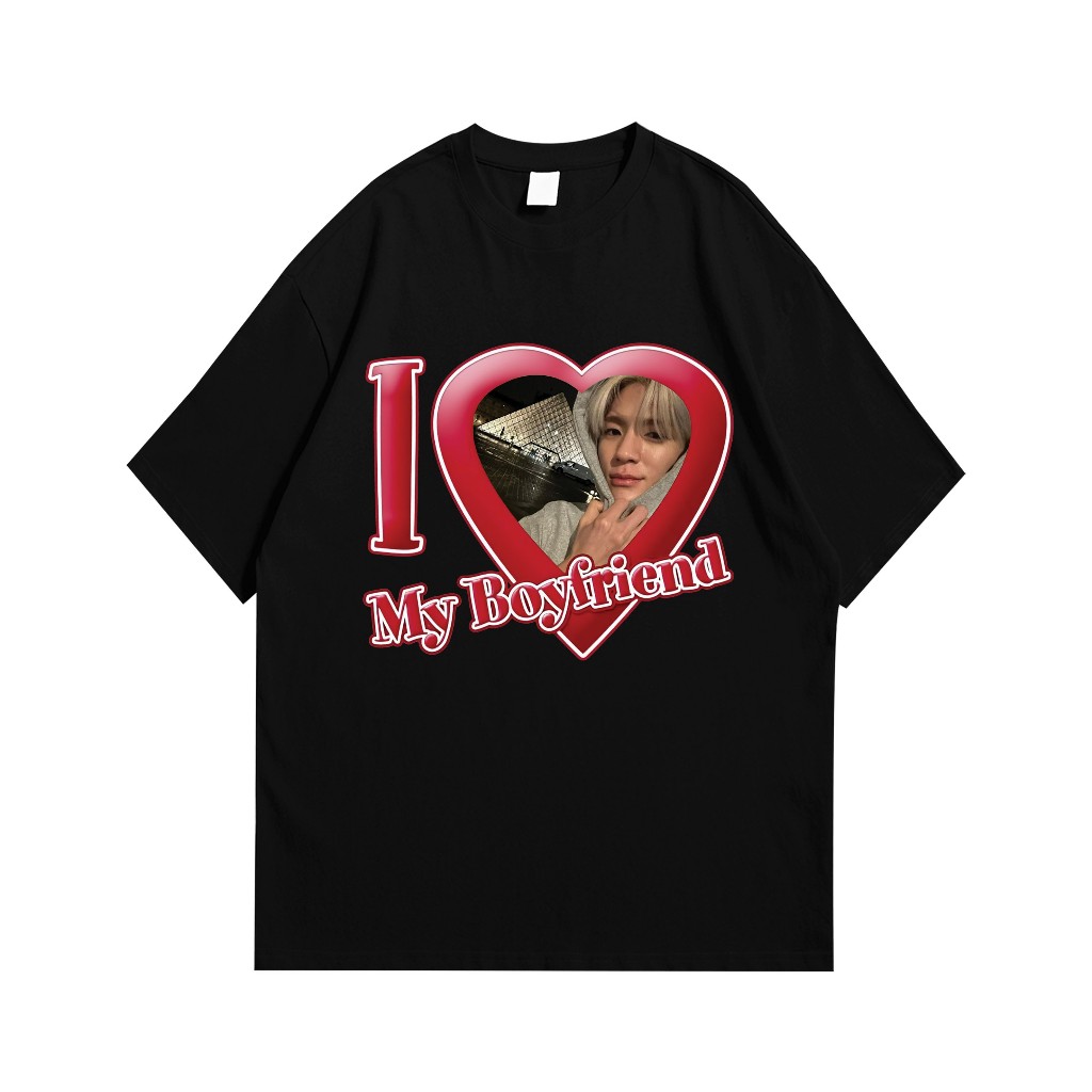 [ฟรี CUSTOM] I Love my Boyfriend / I Love my Girlfriend" เสื้อยืดแบบกําหนดเองรูปถ่ายใหม่ล่าสุดสําหรั