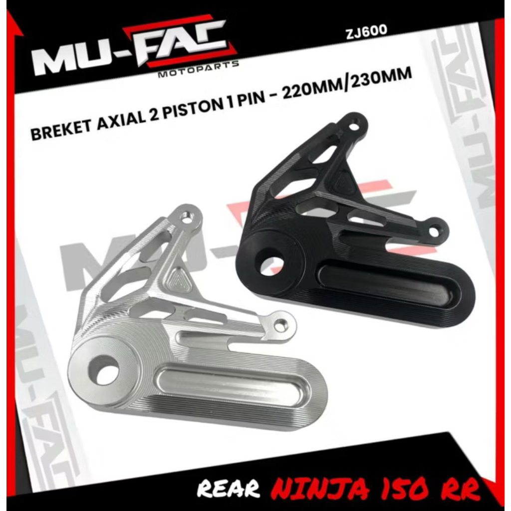 นําเข้า MUFAC BRACKET BREMBO 2P NINJA RR ด้านหลัง CALIPER UK 220 230 ZJ600