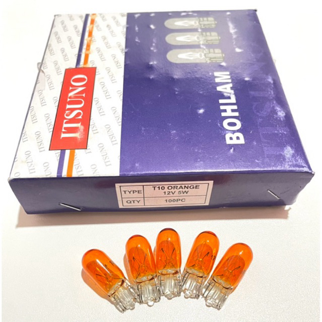 T10 หลอดไฟไฟเลี้ยว Reteng ไฟเลี้ยว T10 ITSUNO หลอดไฟไฟเลี้ยว