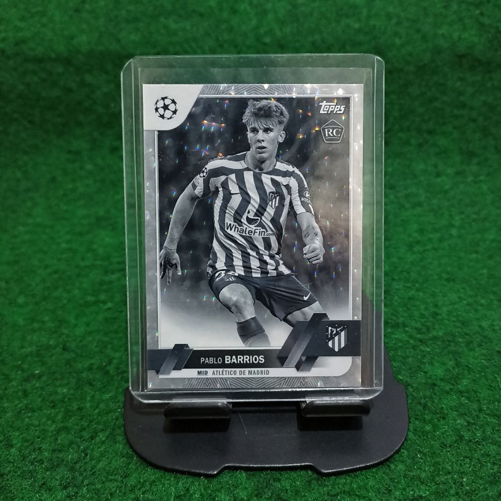PABLO BARRIOS RC 05/150 ATLETICO MADRID ROOKIE TOPPS UEFA FOOTBALL CARD 22/23