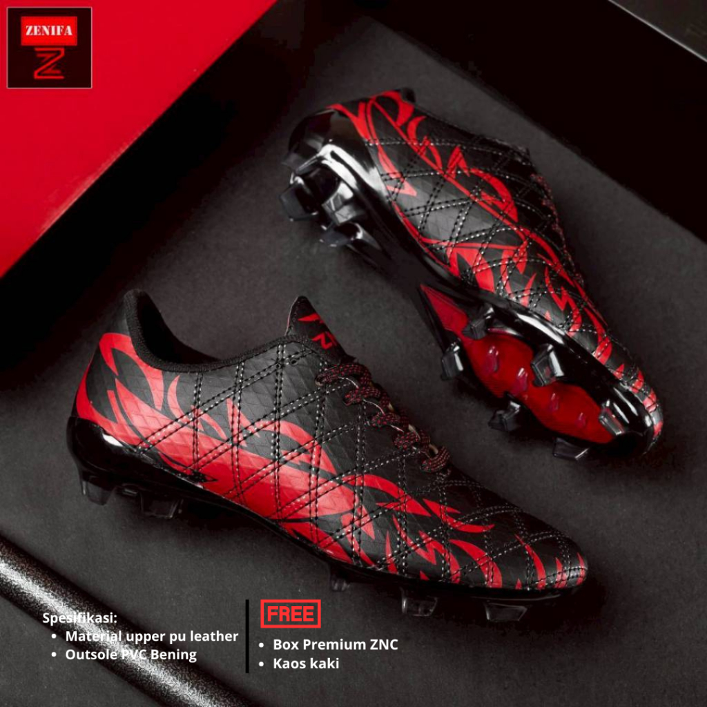 ZNC - ZNC Netsui รองเท้าฟุตบอล Clear Sole รองเท้าฟุตบอลกีฬากลางแจ้ง