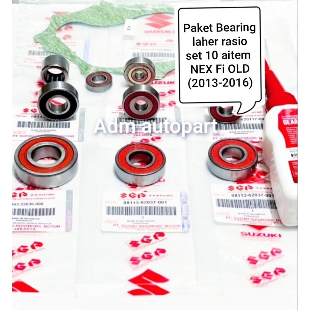 แพ็คเกจสร้อยคอ RATIO SET 10AITEM NEX FI OLD YEAR 2013-2016 SGP ORIGINAL