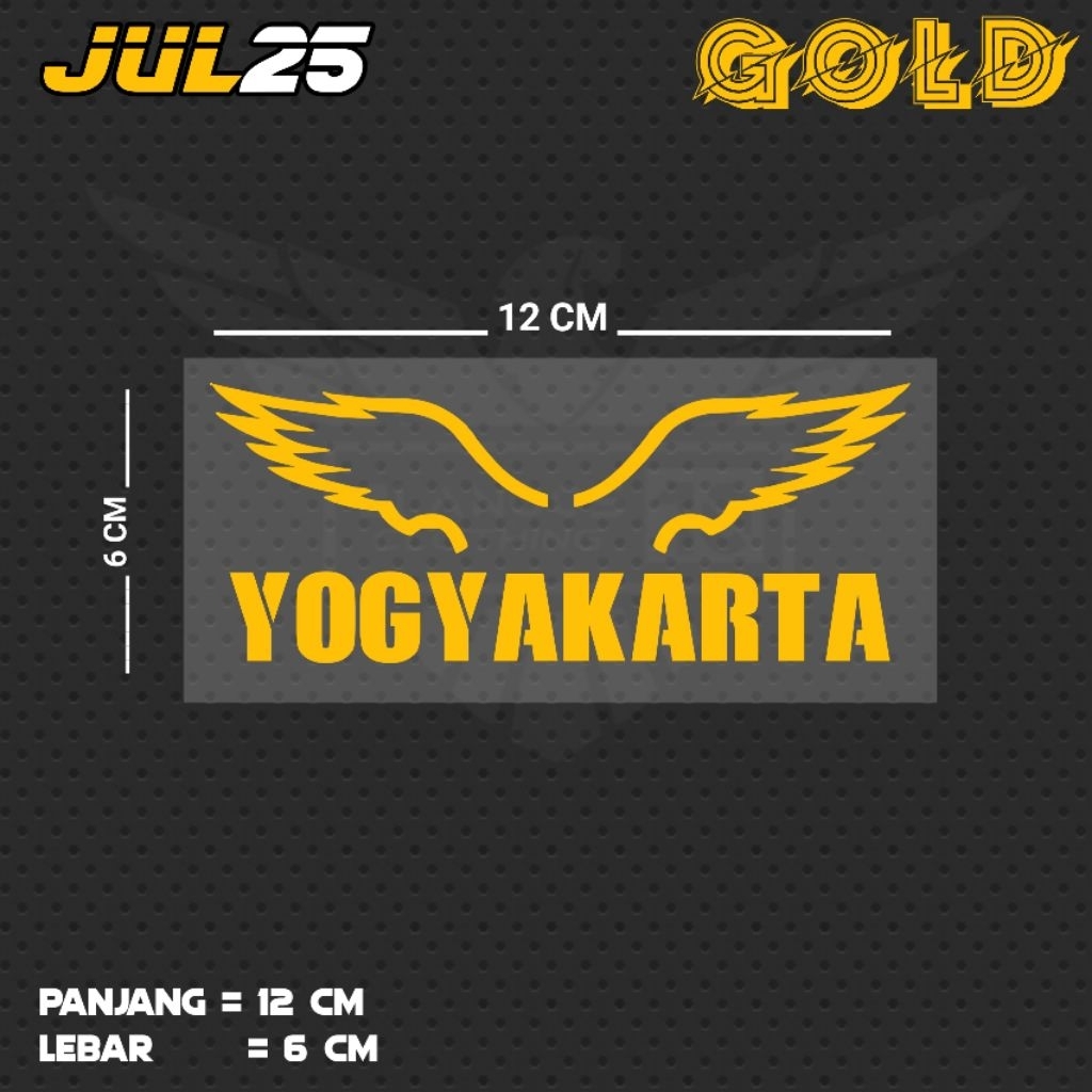 YOGYAKARTA / JUL25 YGT CUTING STICKER