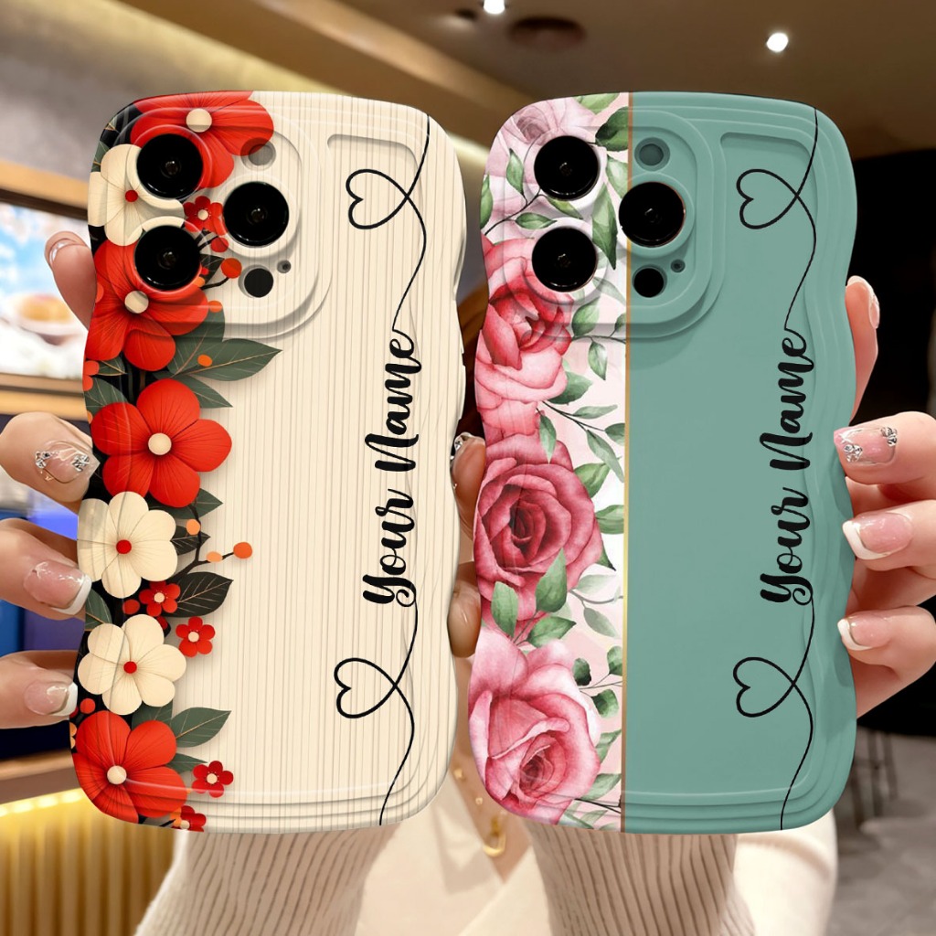 เคส HP สามารถขอชื่อของคุณเอง Oppo A3x A5i A3 A3 Pro A60 A17 A17k A18 A38 A54 A15 A16 A55 4G A91 A55 