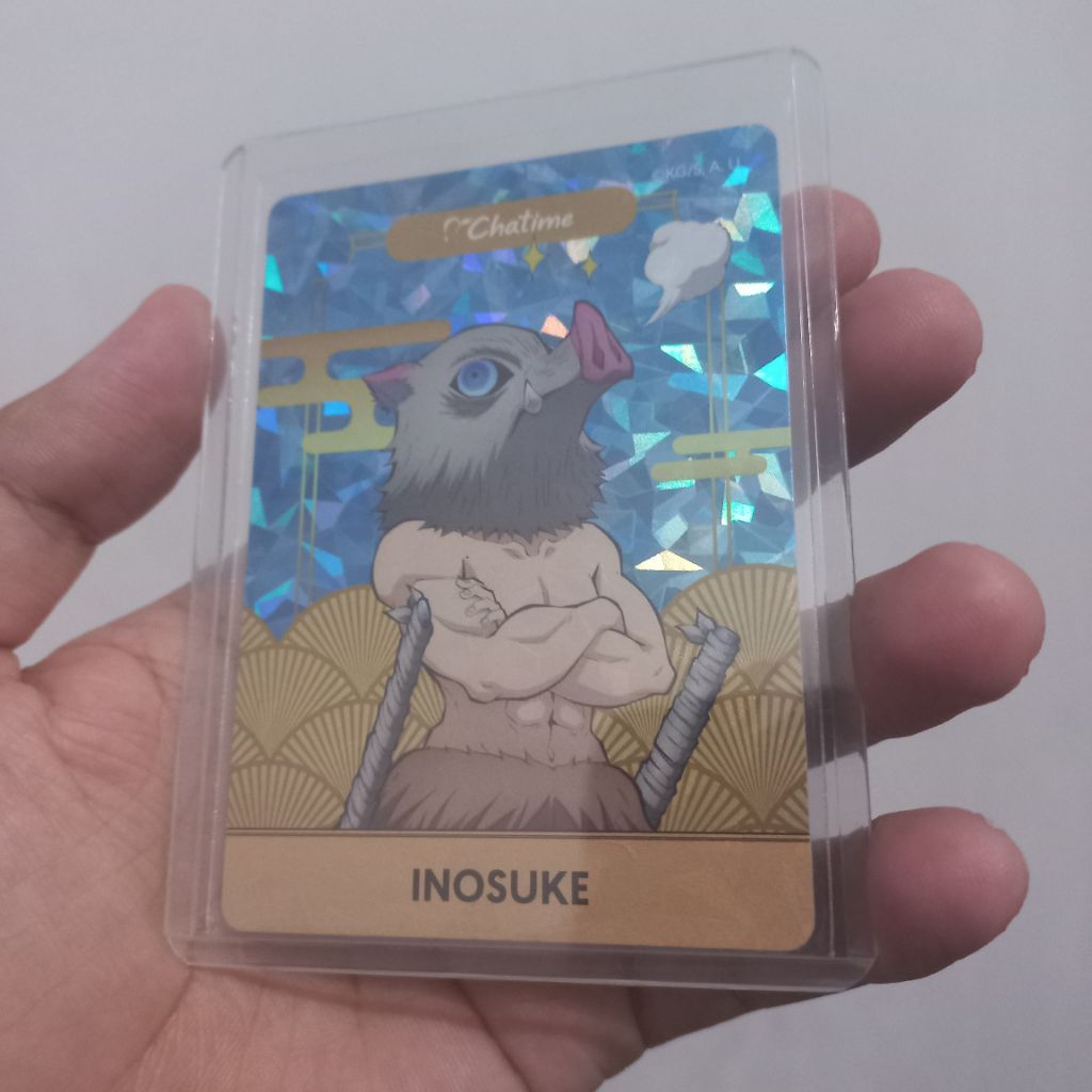 Chatime Demon Slayer - การ์ดสังหารปีศาจ Inosuke Chatime Inosuke Photocard