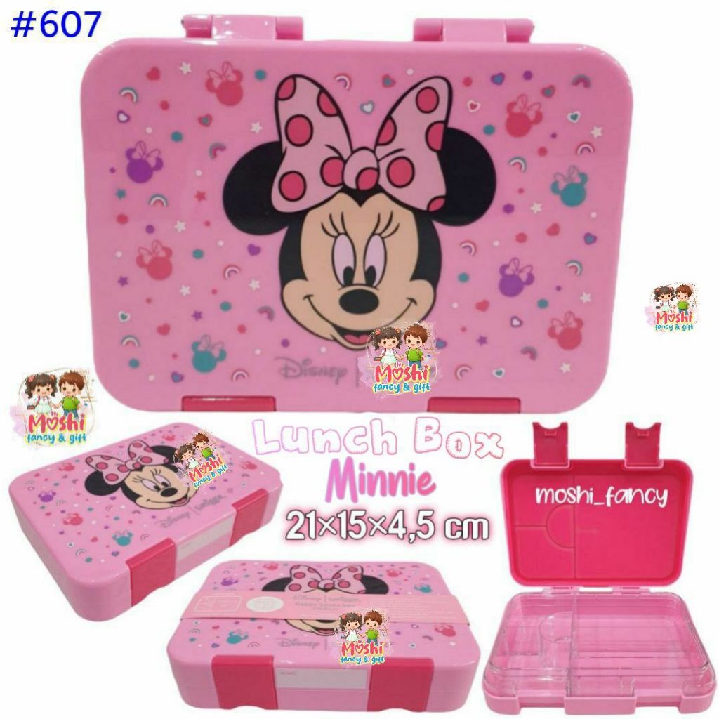 กล่องข้าว Minnie Mouse / Yummy Box Minnie Mouse Disney / Disney Mickey Minnie Mouse Childrens Lunch 