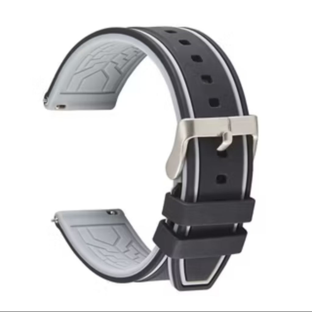 สายรัดยาง QUICK RELEASE BLACK GREY 20 MM