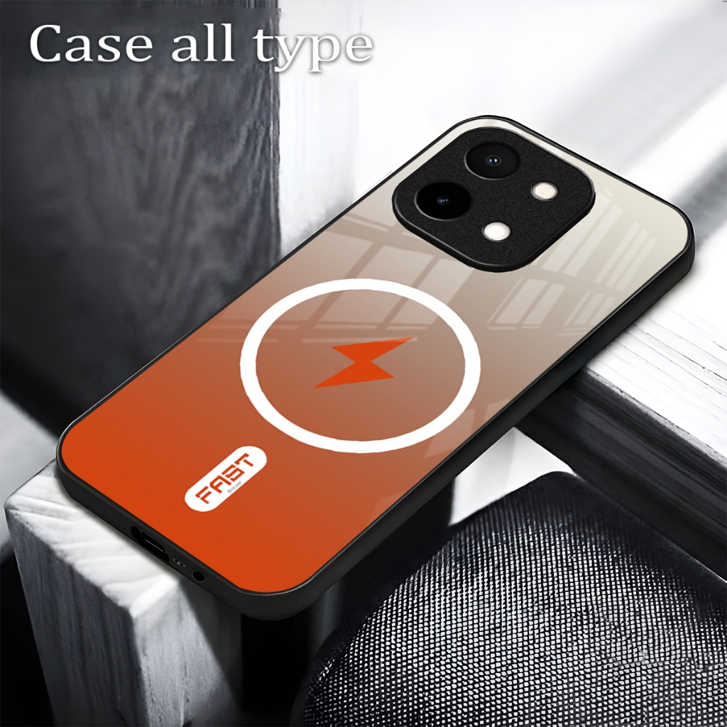 HP Softcase Glass Motif FIND CASE - VIVO Y28 4G - เคส VIVO Y28 4G ล่าสุด - เคสโทรศัพท์ VIVO Y28 4G -