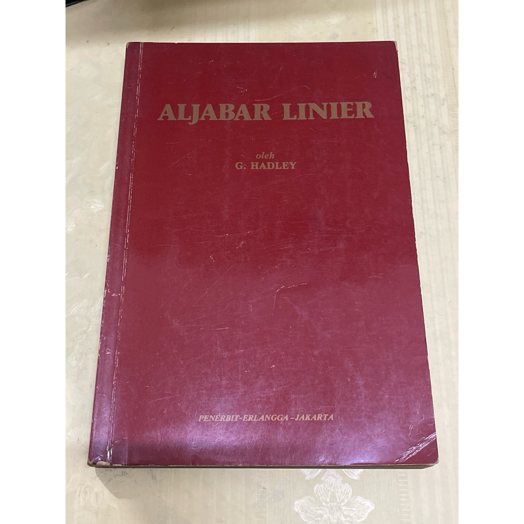 ALJABAR LINIER BOOK BY G HADLEY