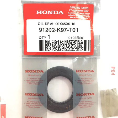 ซีลเพลาข้อเหวี่ยงซ้าย Vario 125 150 160 PCX 150 160 ADV 150 160 Original AHM 91202K97T01