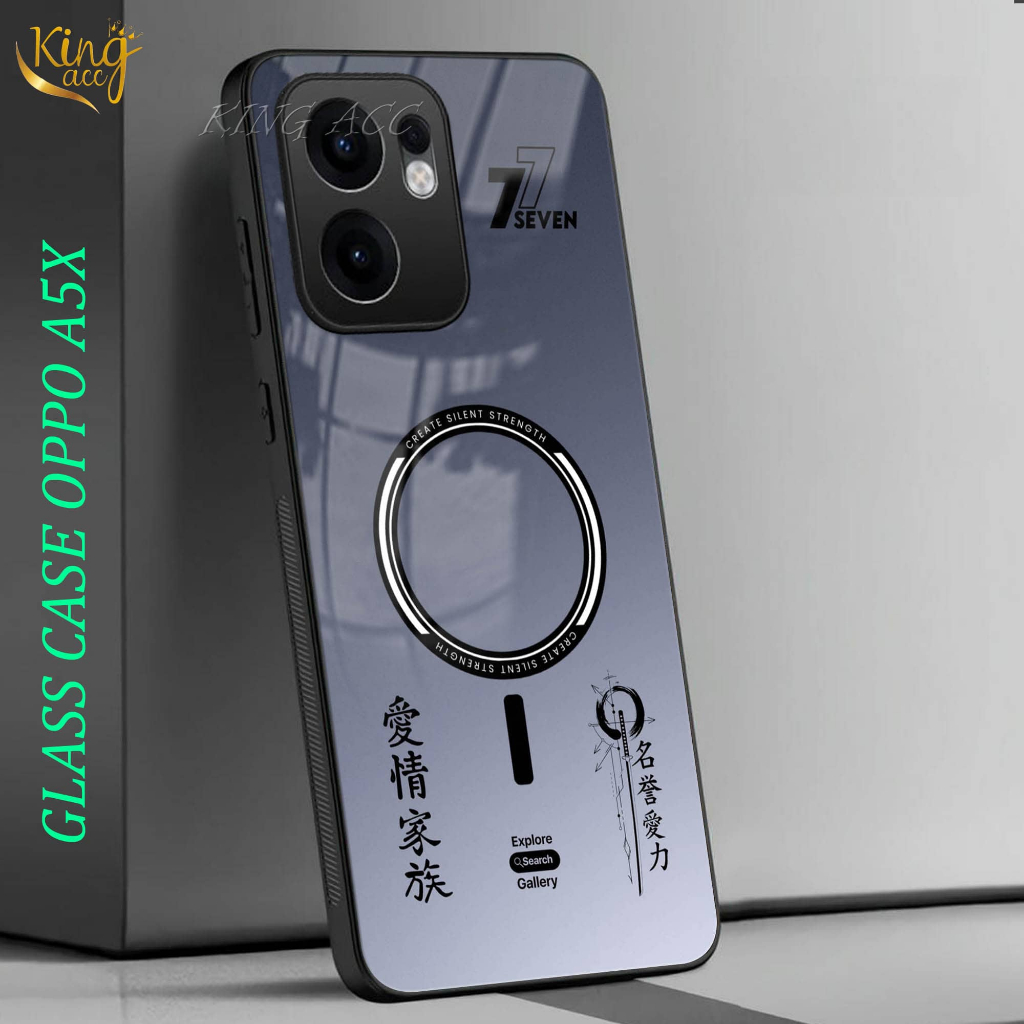 Softcase Glass Glitter สําหรับ OPPO A5X - ปลอก Hp OPPO A5X - เคสป้องกัน Hp OPPO A5X -K85