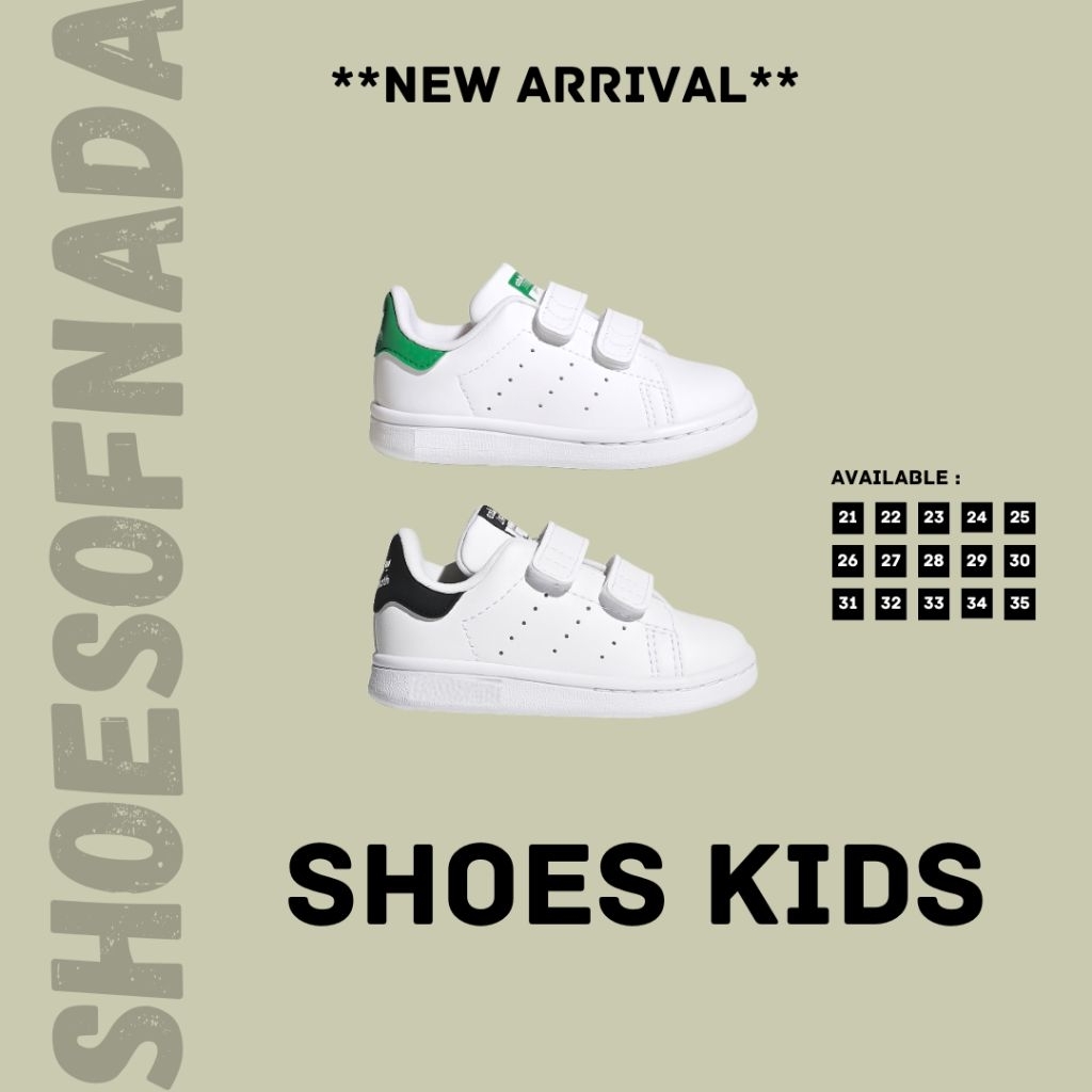 รองเท้าผ้าใบ BOYS AND GIRLS รองเท้าผ้าใบเด็กสีขาว AGES 1 - 10 ปี