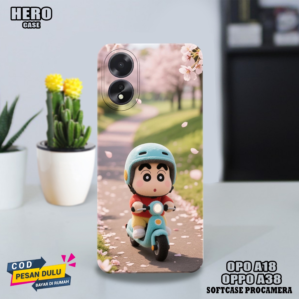 เคส OPPO A18 / A38 (Sharcan) OPPO A18 / A38 Hp - เคส Hp - เคสล่าสุด - เคส - Softcase - เคส Softcase 