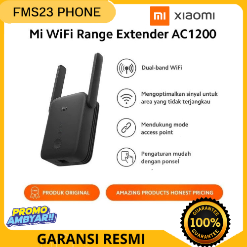 Xiaomi Mi WiFi Range Extender AC1200 Dual Band - Extender AC1200 การรับประกันอย่างเป็นทางการ