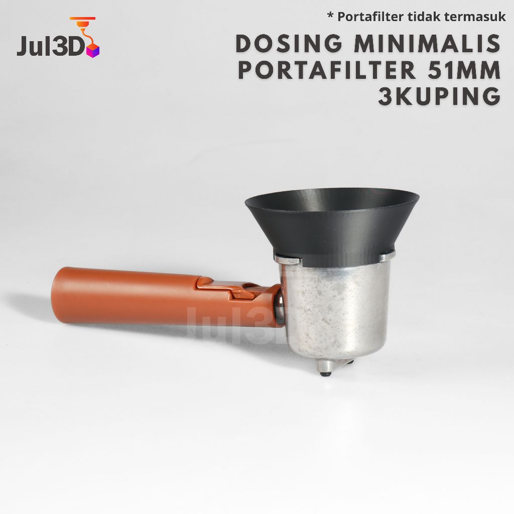 MESIN Espresso Dosing สําหรับ 51 มม.3 หู Minimalist Dosing ช่องทาง Dosing แหวนกาแฟเครื่องมืออุปกรณ์เ