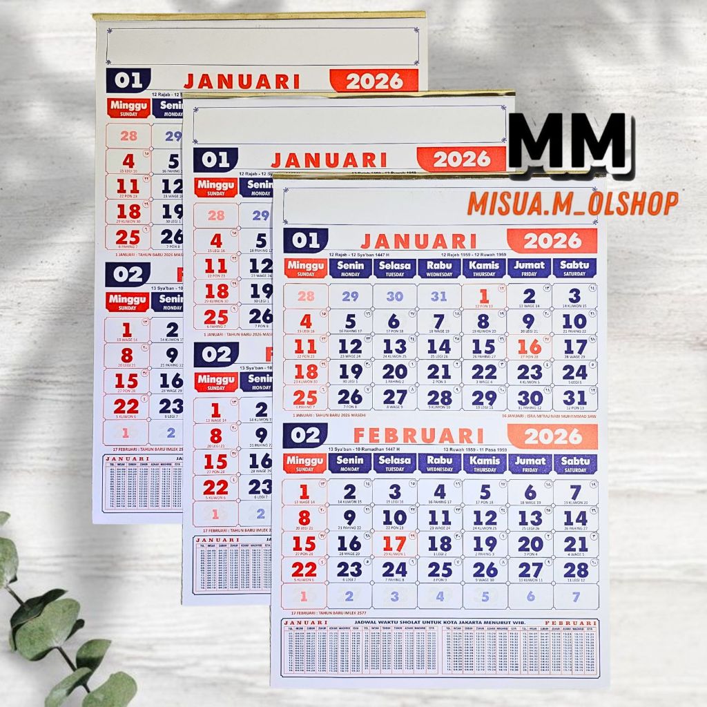 MONTHLY WORK CALENDAR 2026 2 MONTH CALENDAR / LATEST CALENDAR 2026