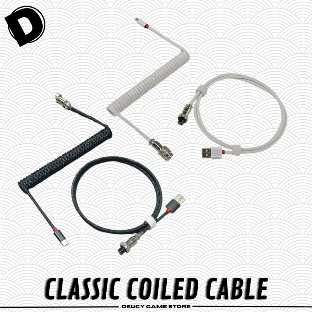 Essentials Classic Coiled Cable Aviator Braided Type C