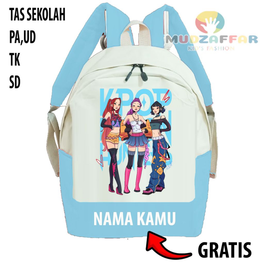 KPOP HUNTRIX KPOP DEMON HUNTERS CHILDRENS BACKPACK KPOP DEMON HUNTERS CHILDRENS BACKPACK