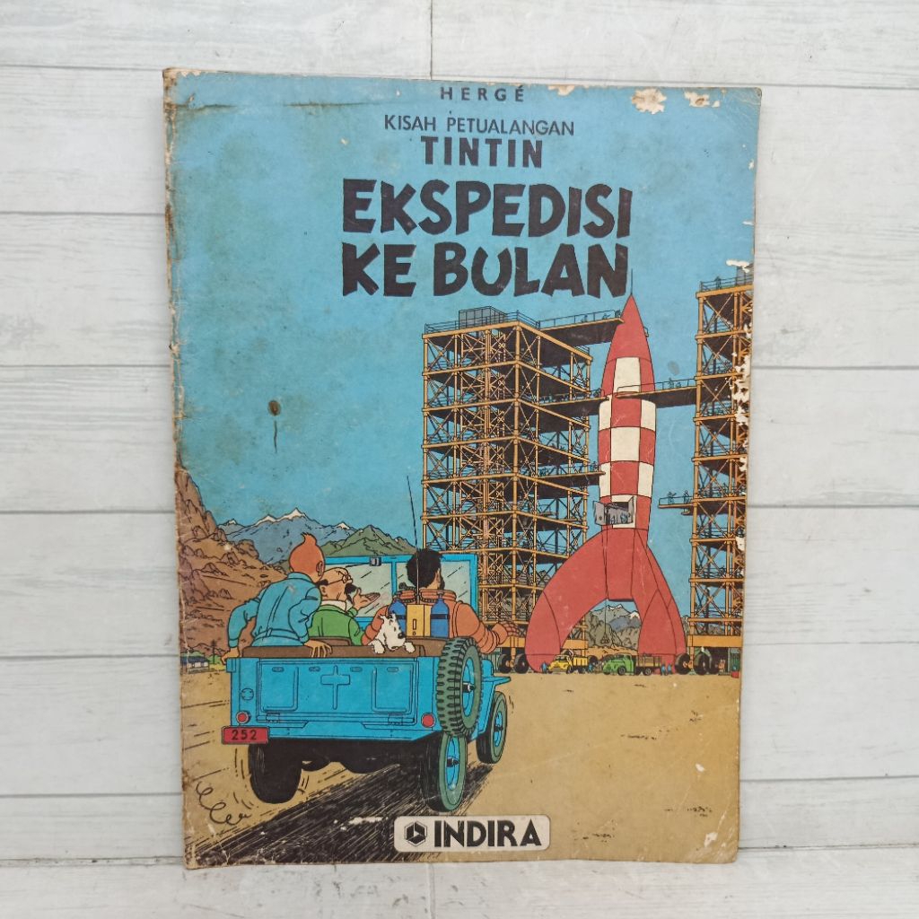 Herge Comic The Adventure Story of Tintin Expedition to the Indira