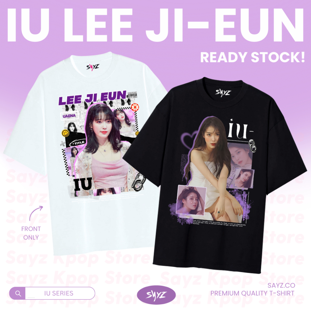 เสื้อยืด IU Series - เสื้อยืด IU solon Kpop Kdrama - เสื้อยืดชุดคอนเสิร์ตผ้าฝ้าย 100% - sayzco