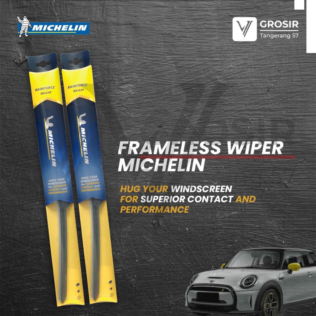 Michelin Beam Frameless Wiper Mini Cooper Electric EV 3 ประตู S 2023 18-18