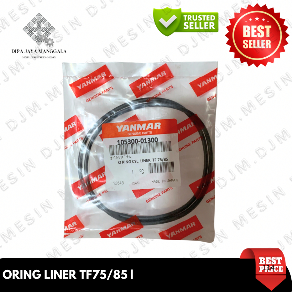 Oring Liner / Yanmar TF85/75 ยางน่าเบื่อ Oring ซับกระบอก / TF75/TF85 ยางคว้าน