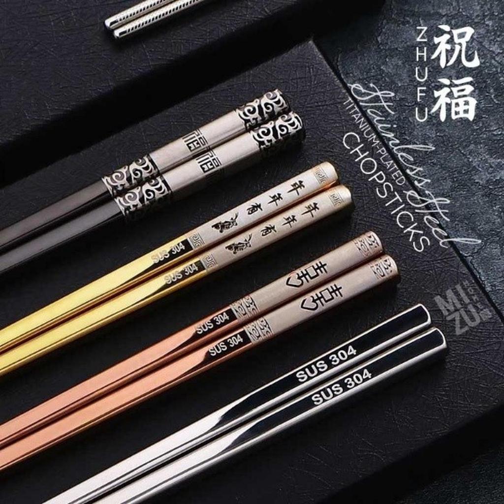 STAINLESS Steel CHOPSTICKS ORIGINAL KOREAN STAINLESS CHOPSTICKS