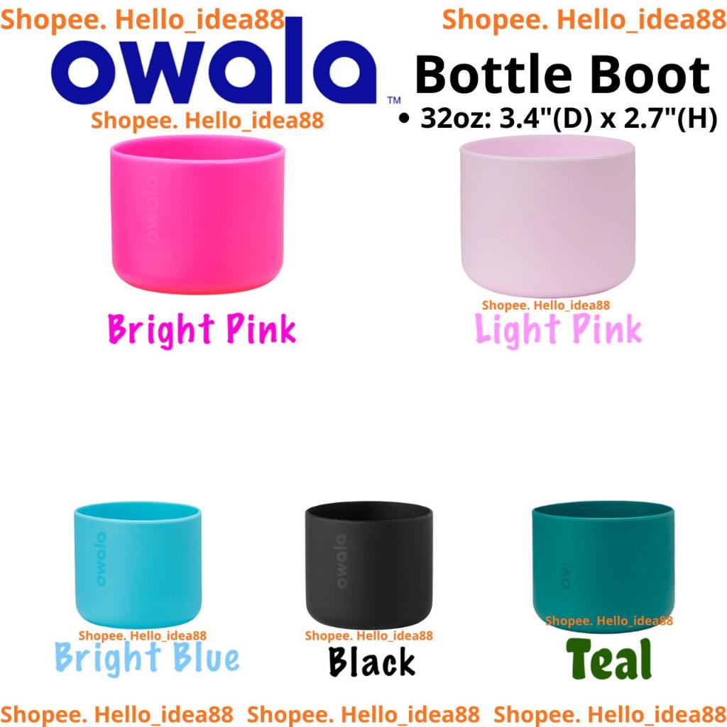 Owala Bottle Boot 32oz - Owala Silicone Boots Tumbler ขวดดื่มพร้อมที่รองแก้วซิลิโคนกันลื่น