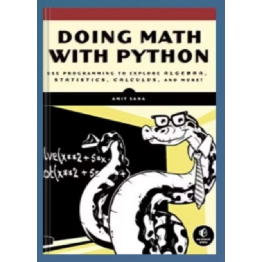 หนังสือทางกายภาพ Doing Math พร้อม Python